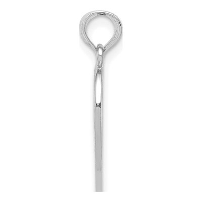 14K White Gold Mother-Daughter Flower Set Pendant – view 3