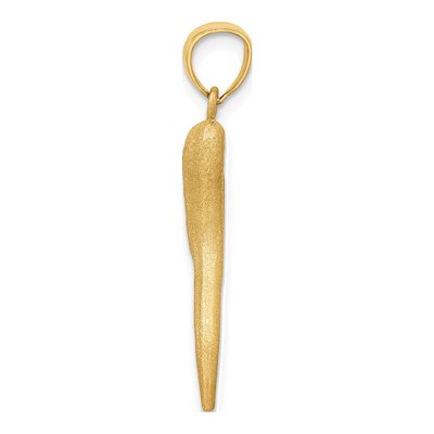 14K Yellow Gold Horn Pendant – view 3