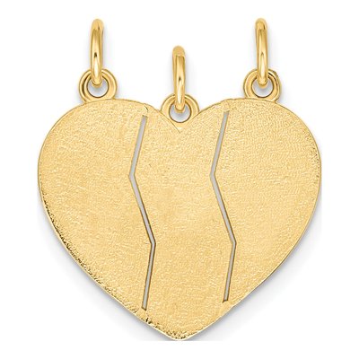 14K Yellow Gold Big Sis Lil Set Charm – view 5