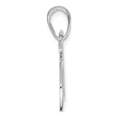 14K White Gold Bicycle Pendant – view 3