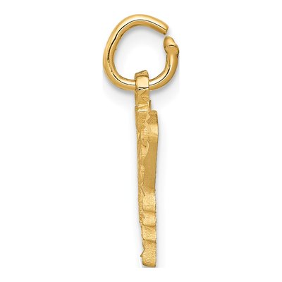 14K Yellow Gold Butterfly Pendant – view 3