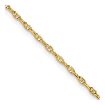 14K Yellow Gold 1.5mm Mariner Anchor Chain