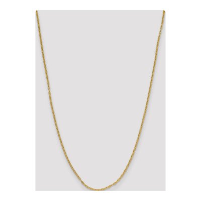 14K Yellow Gold 2.35mm Mariner Anchor Chain – view 4
