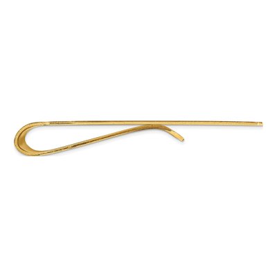 14K Yellow Gold Basketweave Money Clip, Men's – view 3