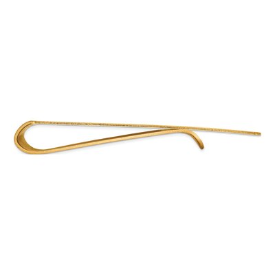 14K Yellow Gold Polished Money Clip, Men's – view 2