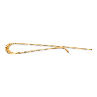 14K Yellow Gold Engravable Money Clip, Men's – view 3