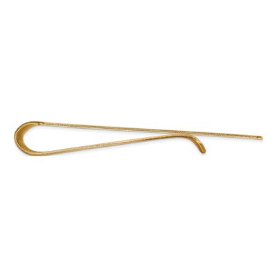 14K Yellow Gold Grooved Money Clip for Men – view 3