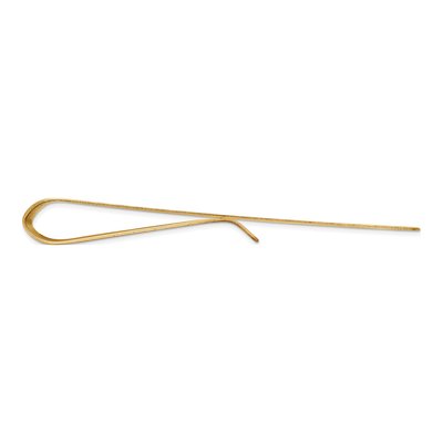 14K Yellow Gold Men's Grooved Money Clip – view 3