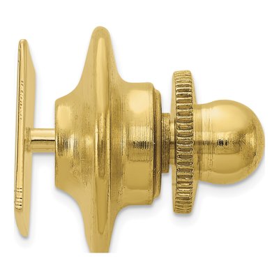 14K Yellow Gold Men's Rectangular Tie Tac – view 3