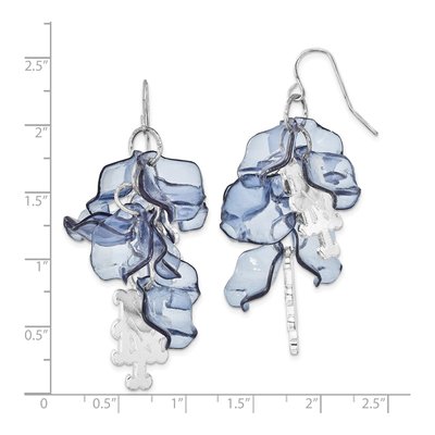 New York Mets Brass Dangle Earrings – view 3