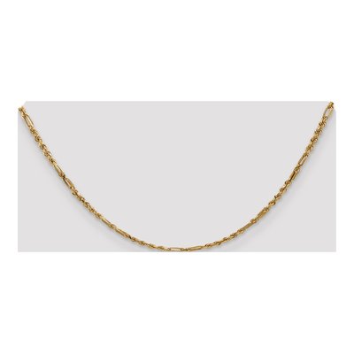 14K Yellow Gold 2.5mm Diamond-Cut Rope Chain – view 5