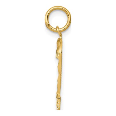 14K Yellow Gold Number 2 Charm – view 3