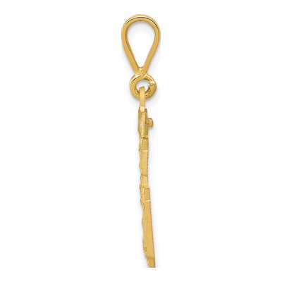 14K Yellow Gold Number 36 Pendant – view 2