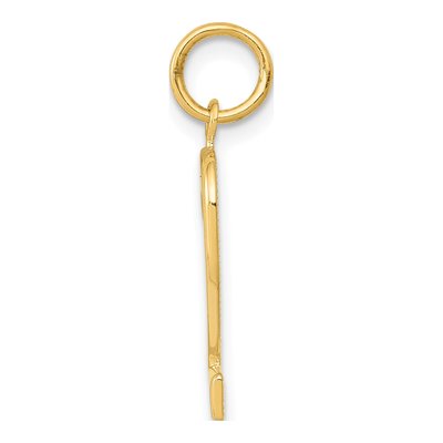 14K Yellow Gold Number 2 Charm – view 3