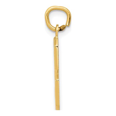 14K Yellow Gold Number 3 Charm – view 3