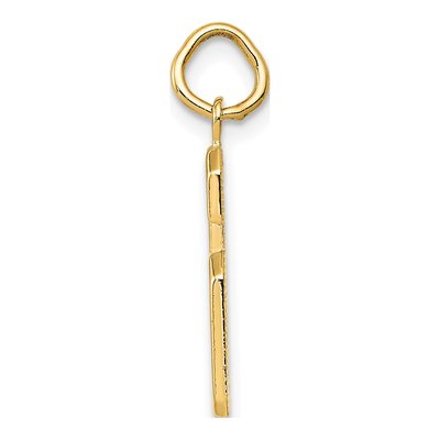 14K Yellow Gold Number 6 Pendant – view 3