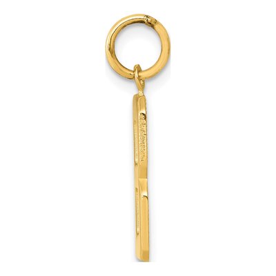 14K Yellow Gold Number 8 Charm – view 3