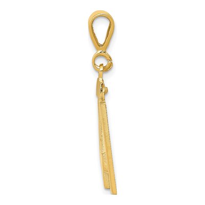 14K Yellow Gold Number 41 Charm – view 2