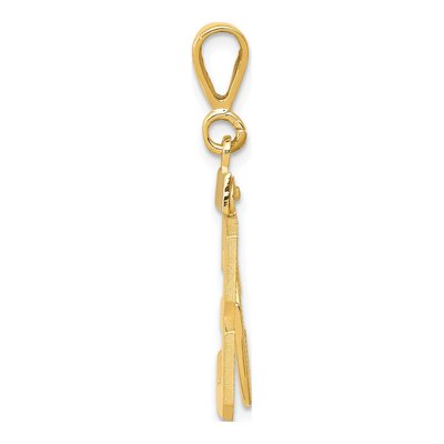 14K Yellow Gold Number 53 Charm – view 3