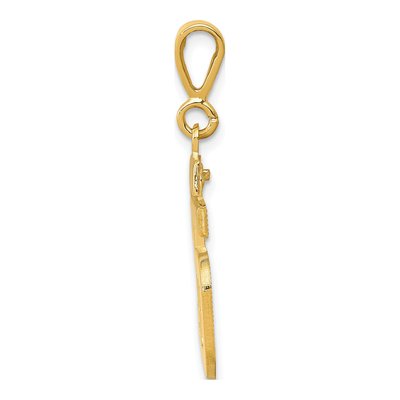 14K Yellow Gold Number 55 Charm – view 3