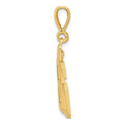 14K Yellow Gold Number 86 Charm – view 3