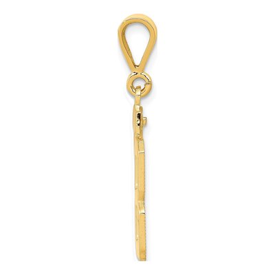 14K Yellow Gold Number 88 Pendant – view 3
