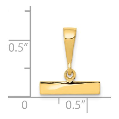 14K Yellow Gold Medium Top Piece Charm – view 5