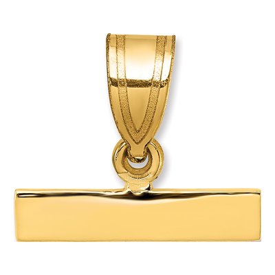 14K Yellow Gold Medium Top Piece Charm
