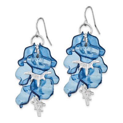 Seattle Mariners Brass Dangle Earrings – view 2