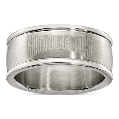 Washington Nationals Stainless Steel Ring