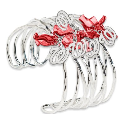 Washington Nationals Brass Celebration Cuff Bracelet