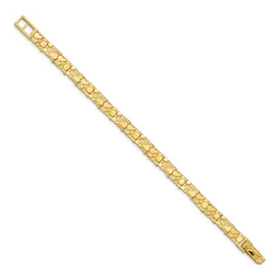 14K Yellow Gold Nugget Bracelet – view 3