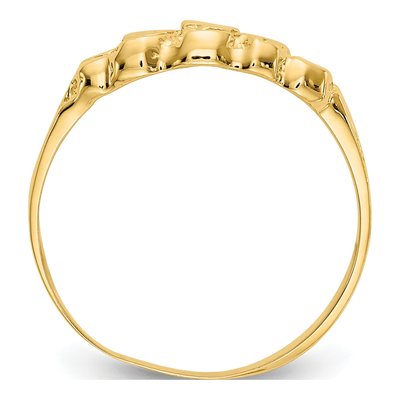 14K Yellow Gold Nugget Ring – view 3