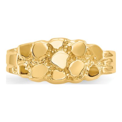 14K Yellow Gold Nugget Ring – view 6