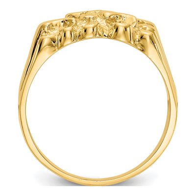 14K Yellow Gold Nugget Ring – view 3