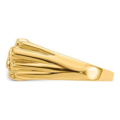 14K Yellow Gold Nugget Ring – view 5