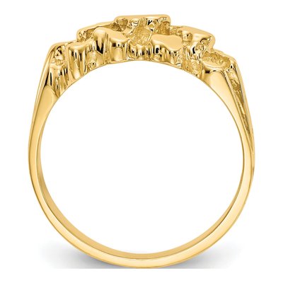 14K Yellow Gold Nugget Ring – view 4