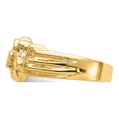 14K Yellow Gold Nugget Ring – view 5