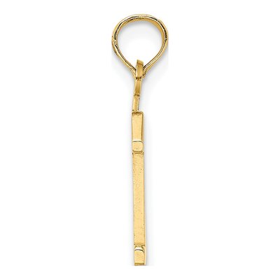 14K Yellow Gold Number 1 Pendant – view 3