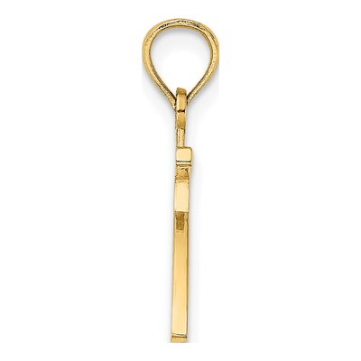 14K Yellow Gold Number 7 Pendant – view 3