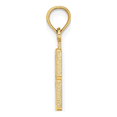 14K Yellow Gold Number 8 Pendant – view 3