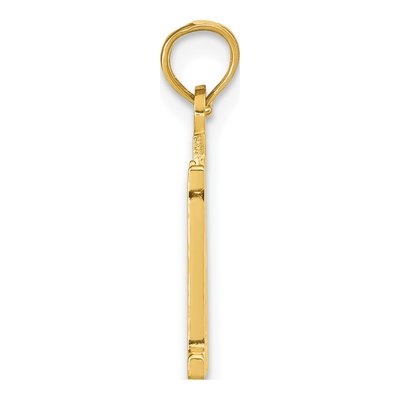14K Yellow Gold Number 11 Pendant – view 3