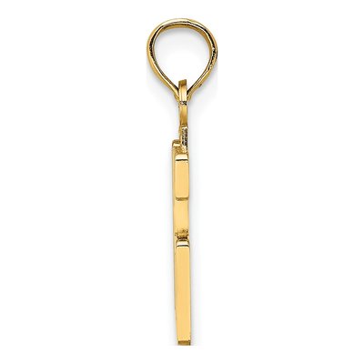 14K Yellow Gold Number 16 Pendant – view 3