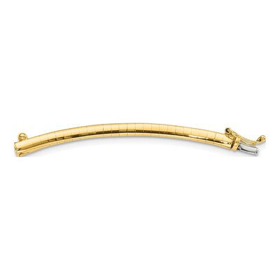 14K Yellow Gold Omega Necklace