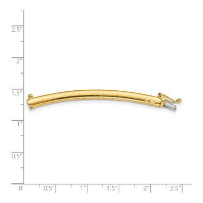 14K Yellow Gold Omega Necklace – view 3