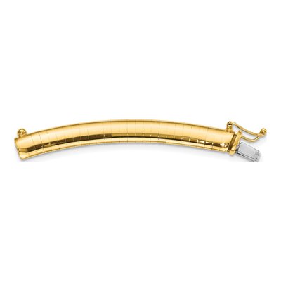 14K Yellow Gold Omega Necklace