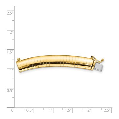 14K Yellow Gold Omega Necklace – view 3