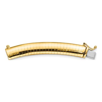 14K Yellow Gold Omega Necklace