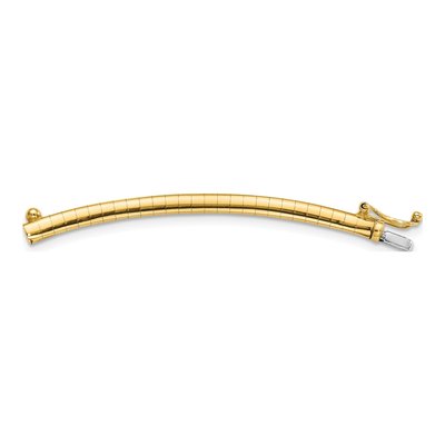 14K Yellow Gold Omega Necklace