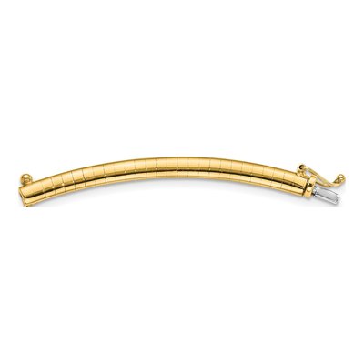 14K Yellow Gold Omega Necklace